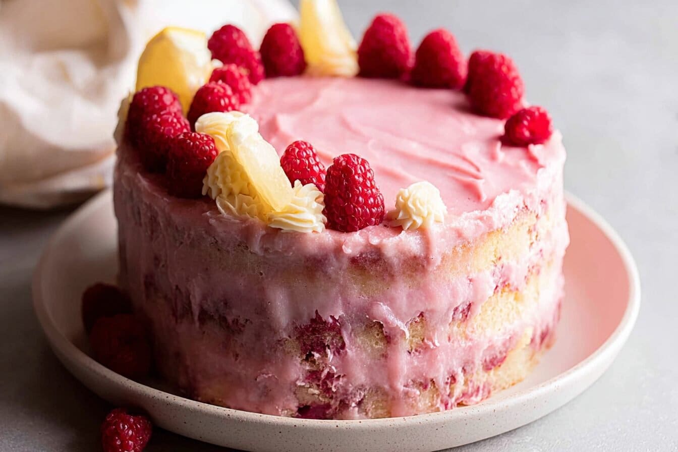 Lemon Raspberry Cake