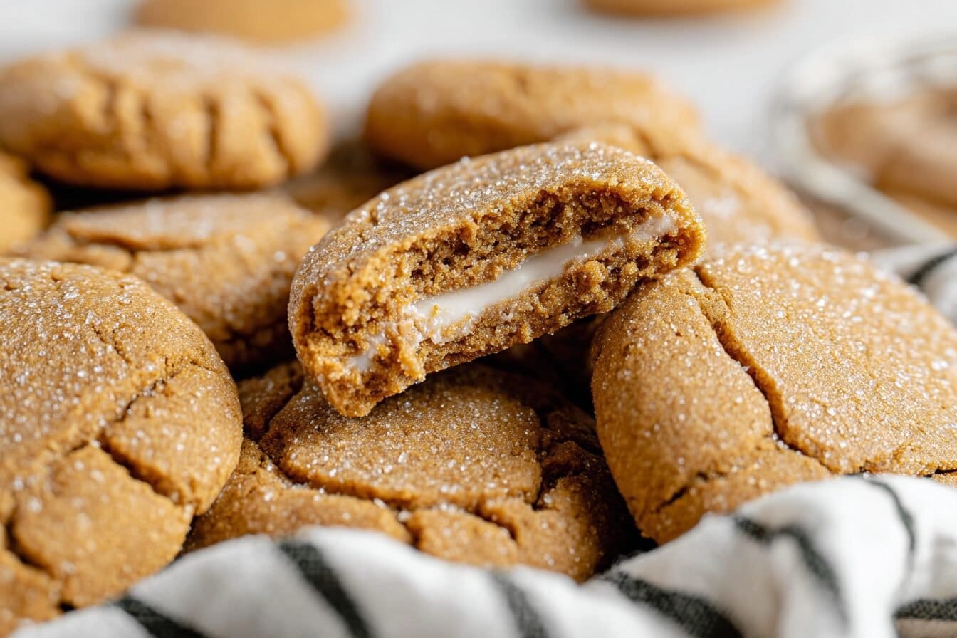 Mini Gingerbread Cheesecake Cookies Perfect Holiday Recipe 6 Mini Gingerbread Cheesecake Cookies