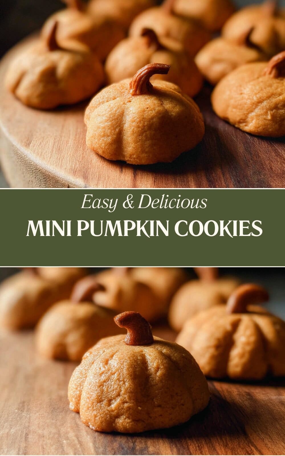Mini Pumpkin Cookies
