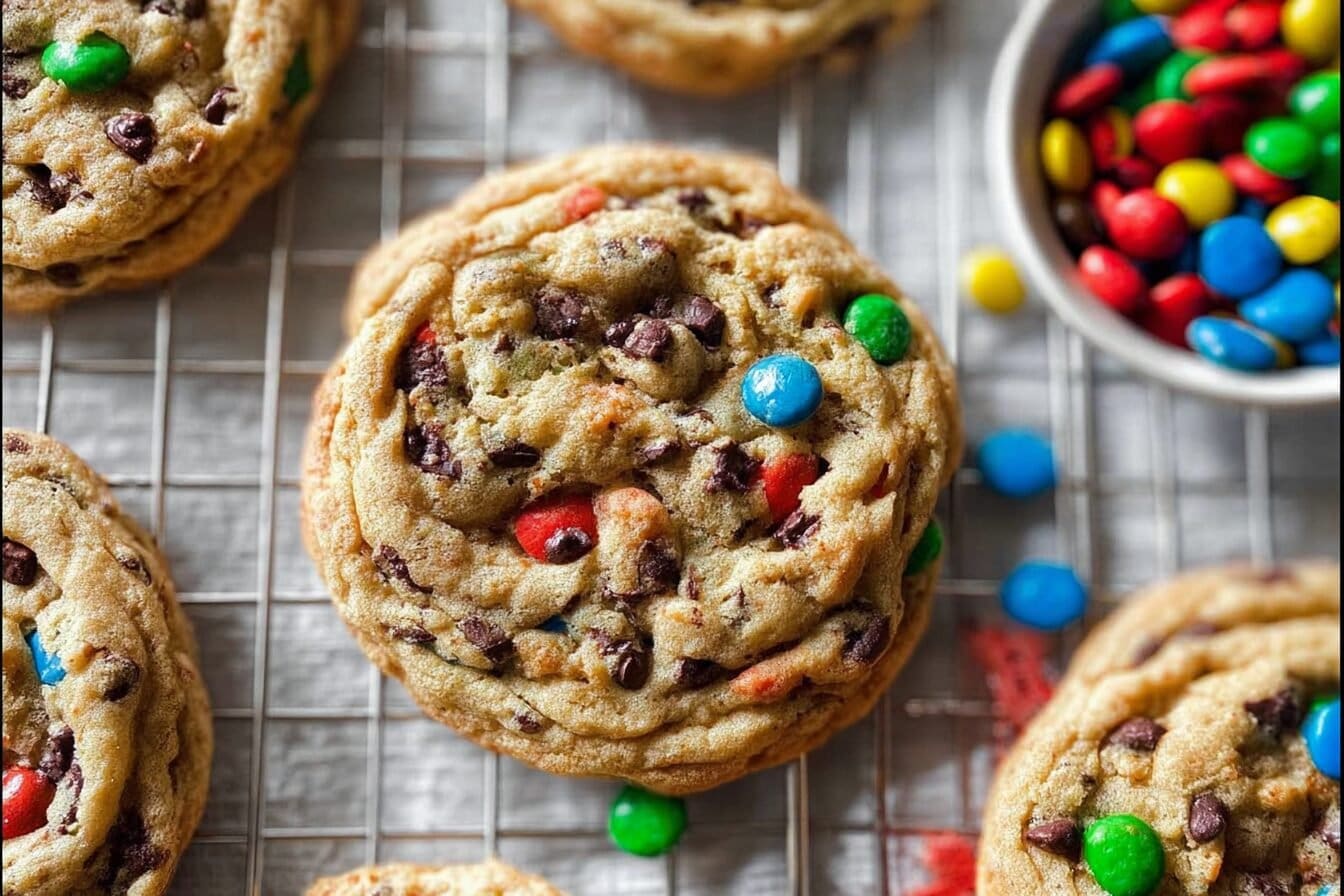 Soft Chewy M&Amp;M Cookies Recipe 6 Mm Cookies