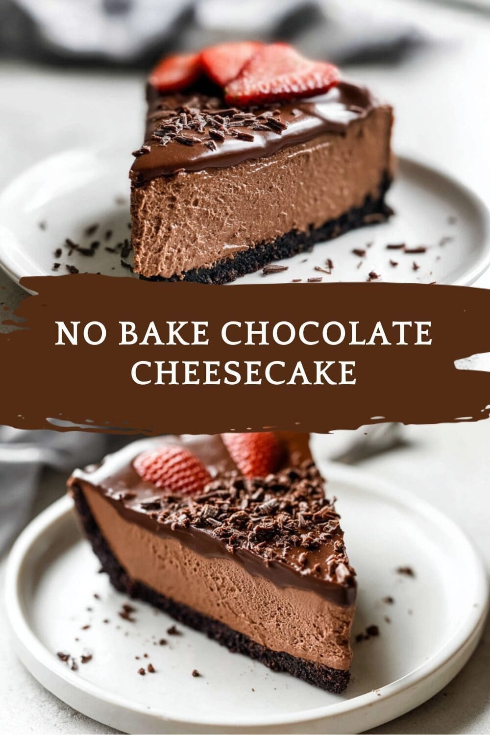 No Bake Chocolate Cheesecake Recipe 7 No Bake Chocolate Cheesecake