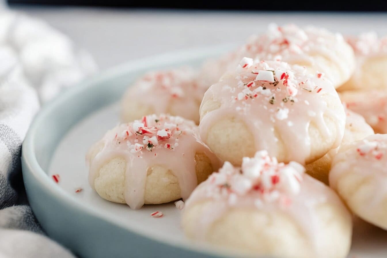 Peppermint Meltaways Recipe Easy Holiday Cookies 6 Peppermint Meltaways