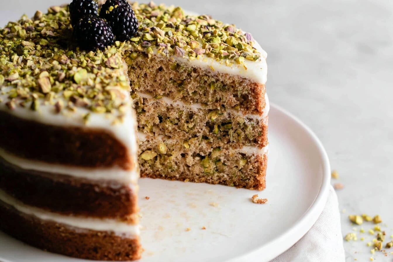 Pistachio Cake Recipe Moist And Easy 6 Pistachio Cake