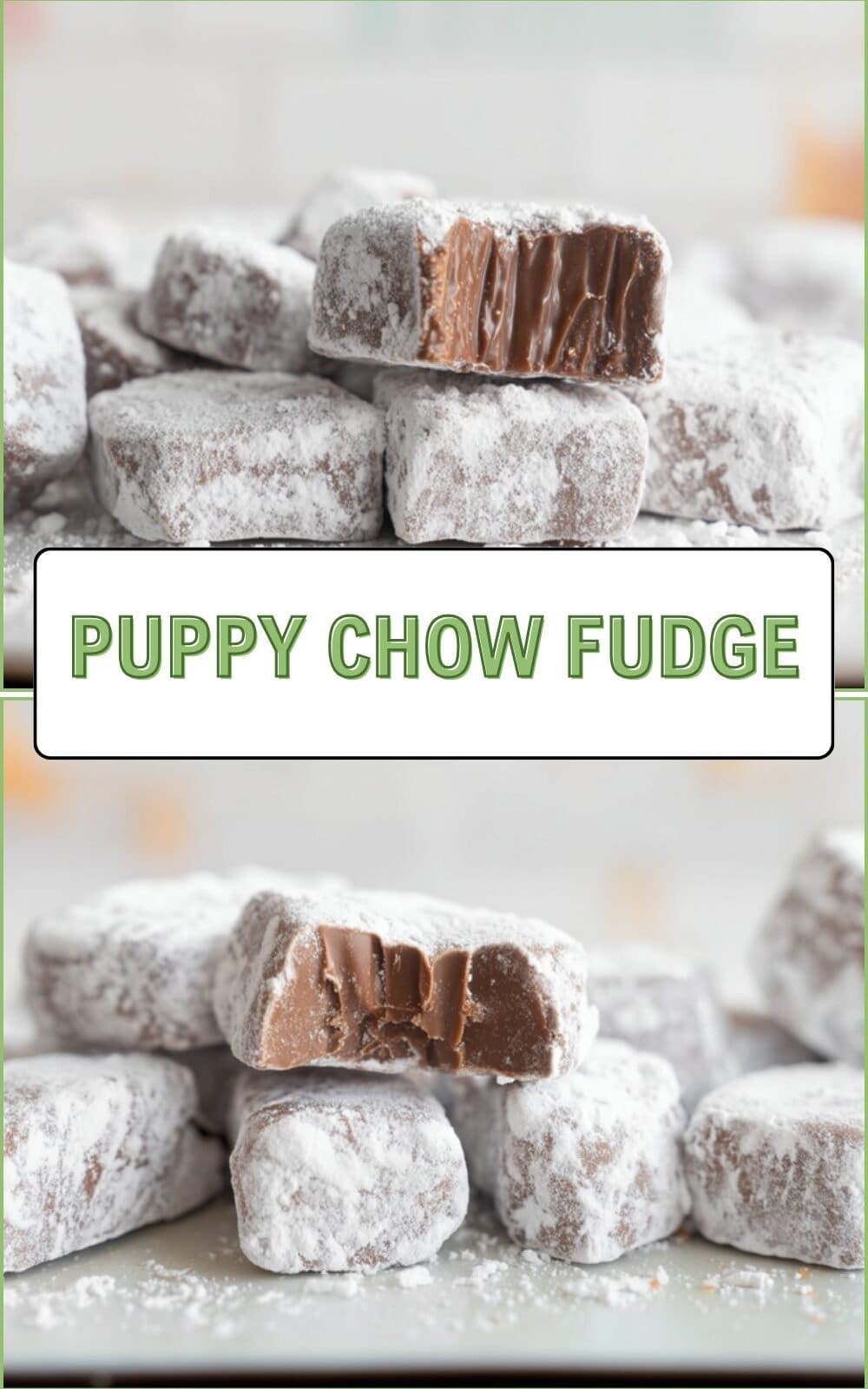 Puppy Chow Fudge Recipe Easy No Bake Treat 7 Puppy Chow Fudge
