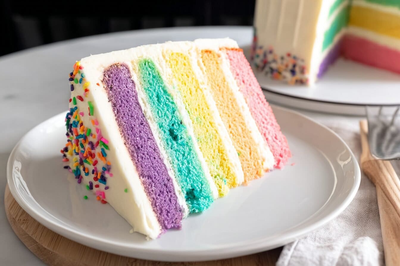 Rainbow Layer Cake