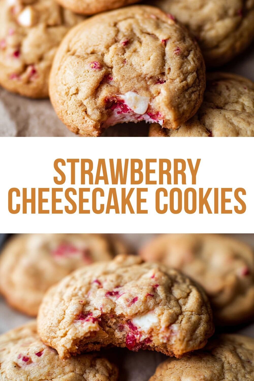 Strawberry Cheesecake Cookies