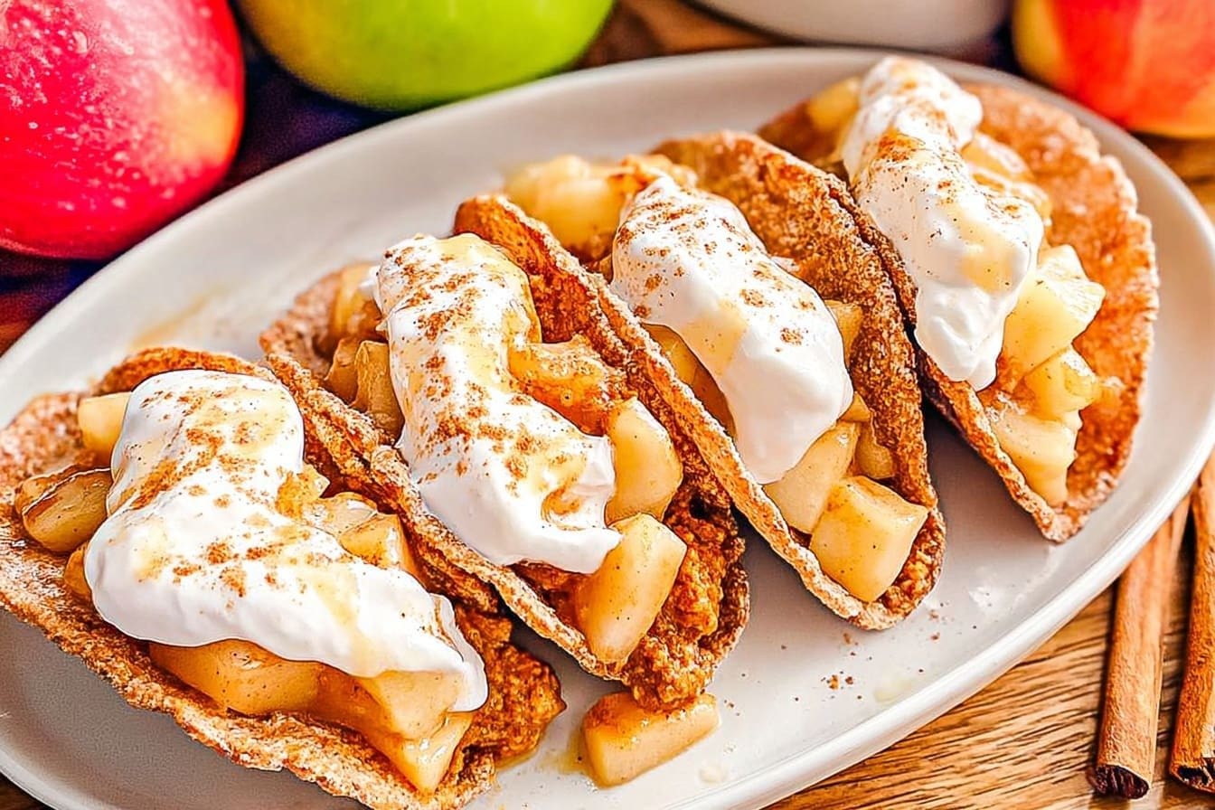 Apple Pie Tacos