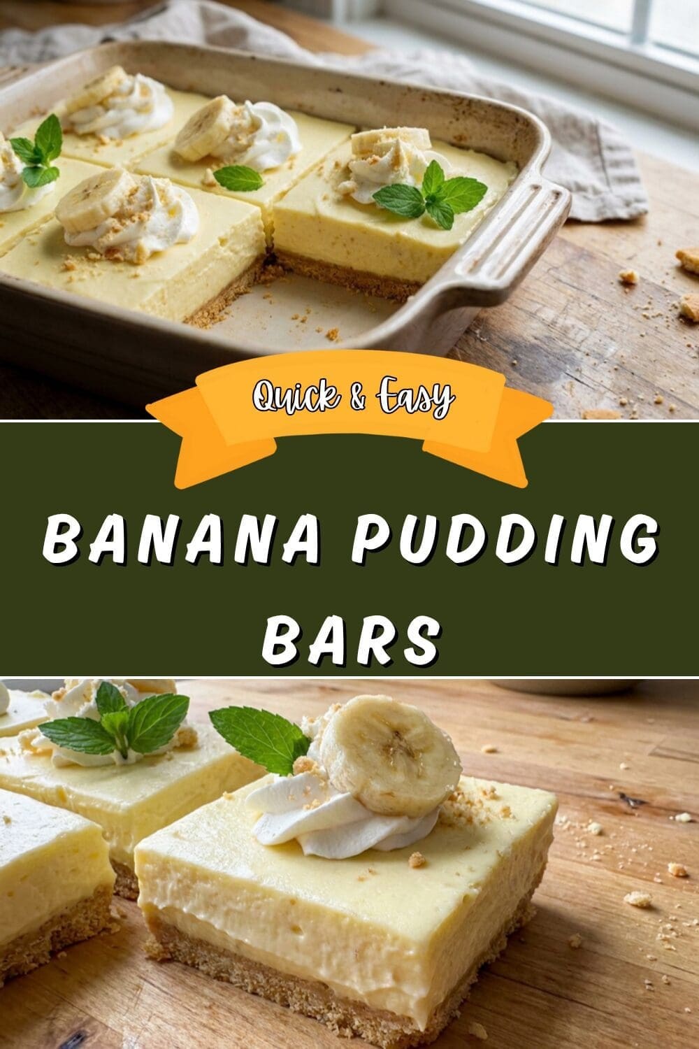 Banana Pudding Bars Recipe 7 Banana Pudding Bars