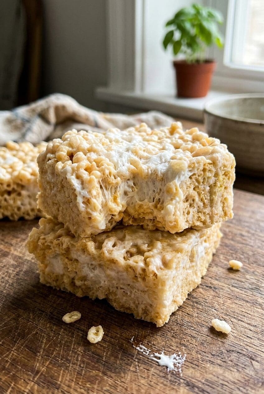 Brown Butter Rice Krispie Treats