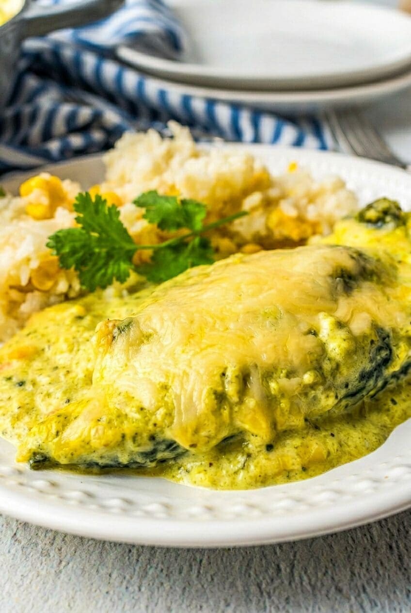Chile Rellenos Rajas Con Crema
