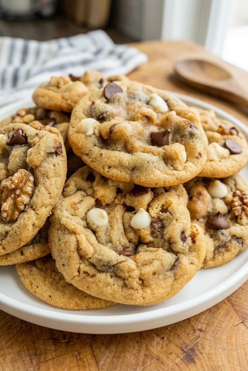 Chocolate Chip Walnut Cookies