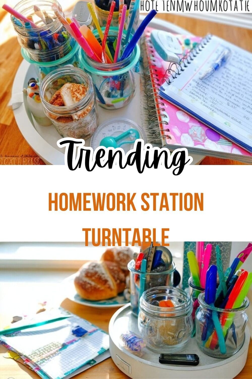 Homework Station Turntable