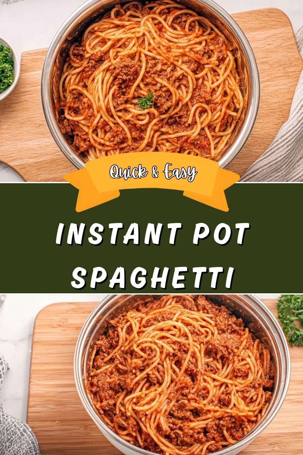 Instant Pot Spaghetti