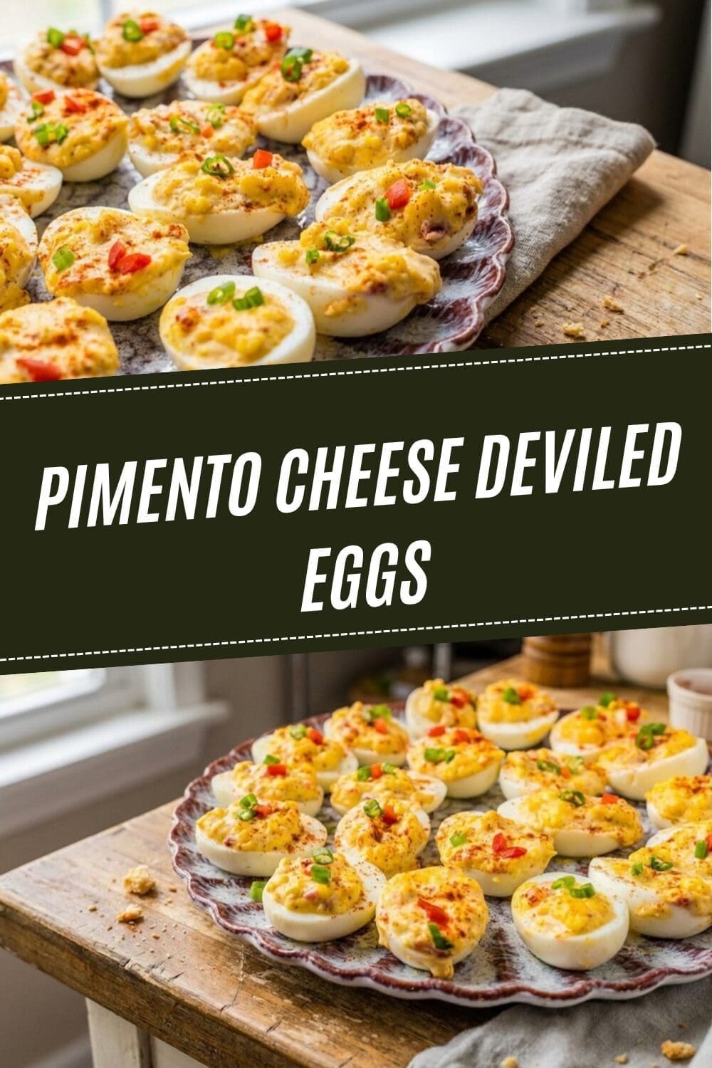 Pimento Cheese Deviled Eggs