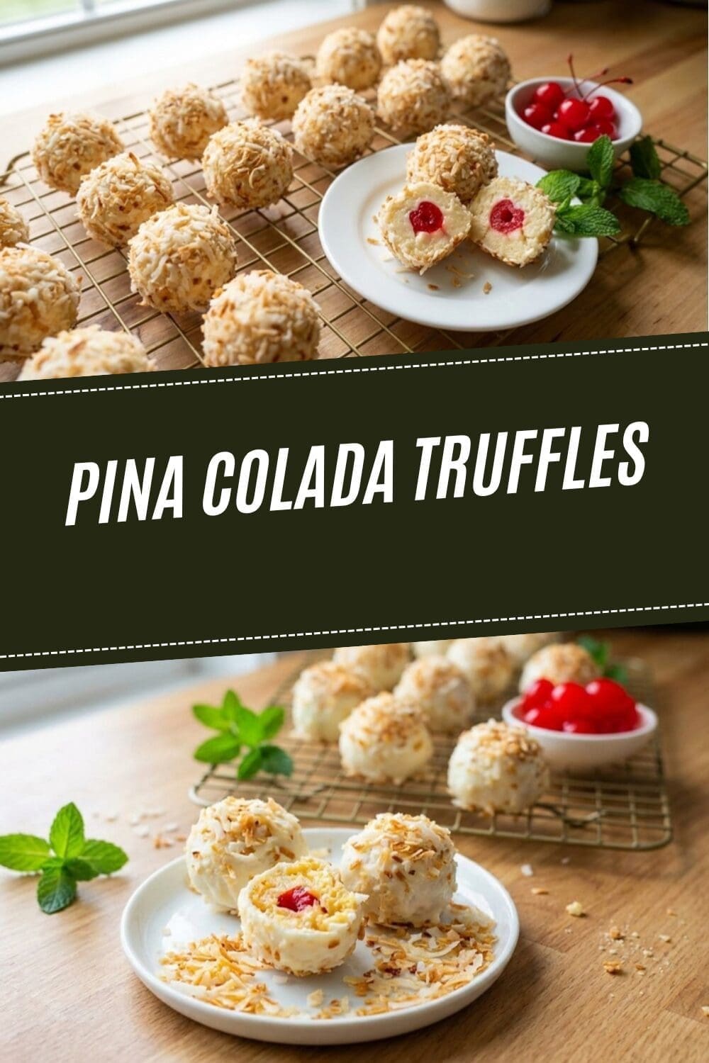 Pina Colada Truffles