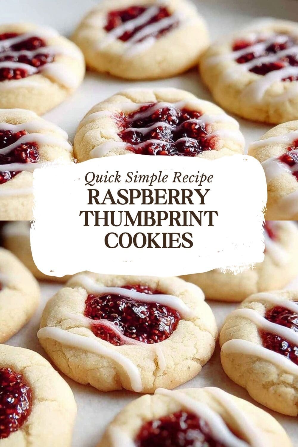 Raspberry Thumbprint Cookies