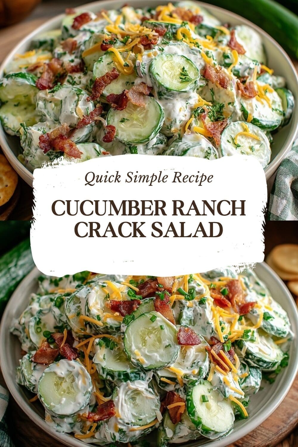Cucumber Ranch Crack Salad