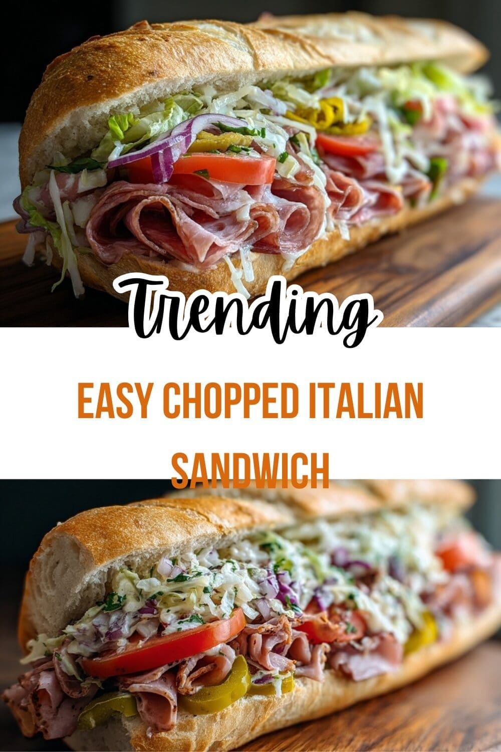 Easy Chopped Italian Sandwich