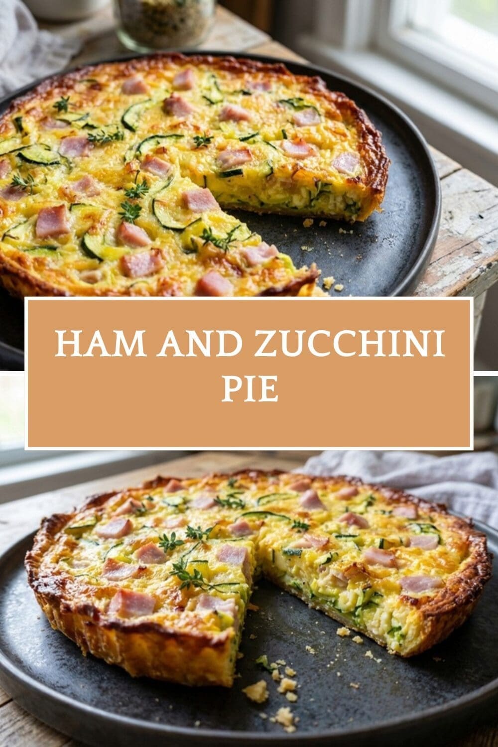 Ham And Zucchini Pie