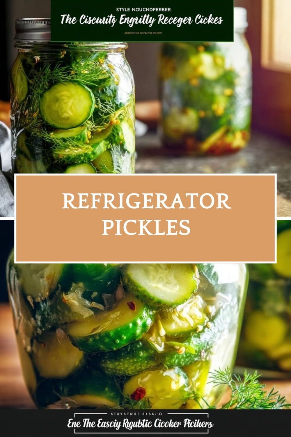 Refrigerator Pickles