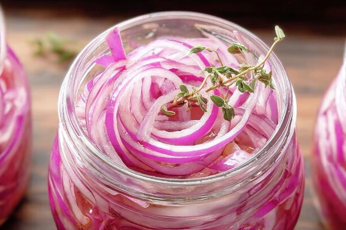 Quick Simple Refrigerator Pickled Red Onions 6 Refrigerator Quick Pickled Red Onions