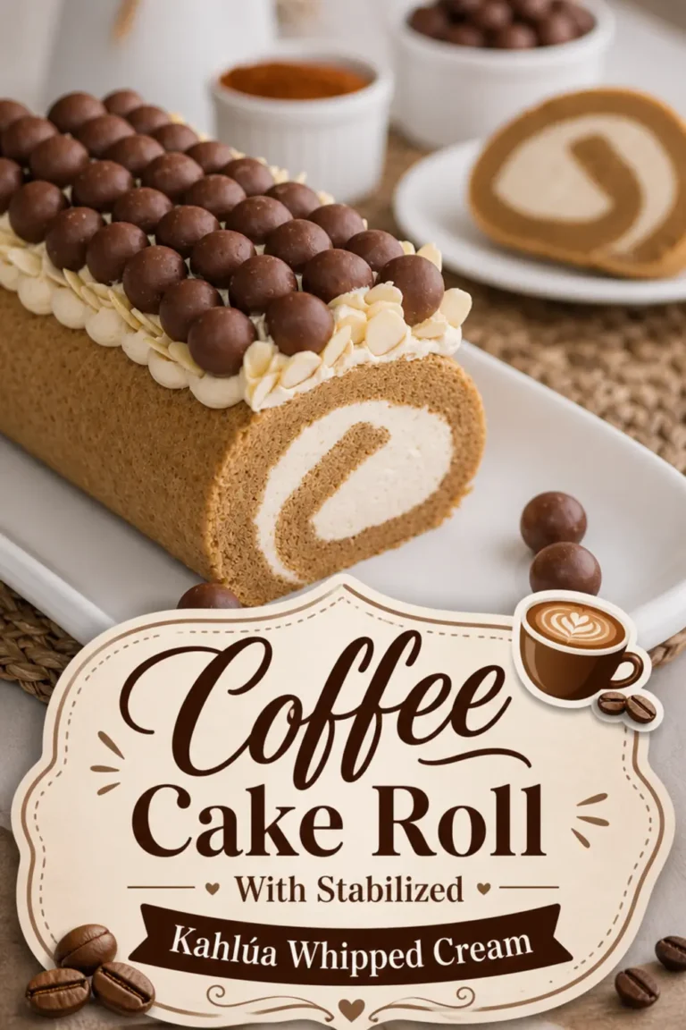 Coffee Cake Roll With Stabilized Kahlúa Whipped Cream Recipe For Coffee Lovers 38 Coffee Cake Roll With Stabilized Kahlúa Whipped Cream