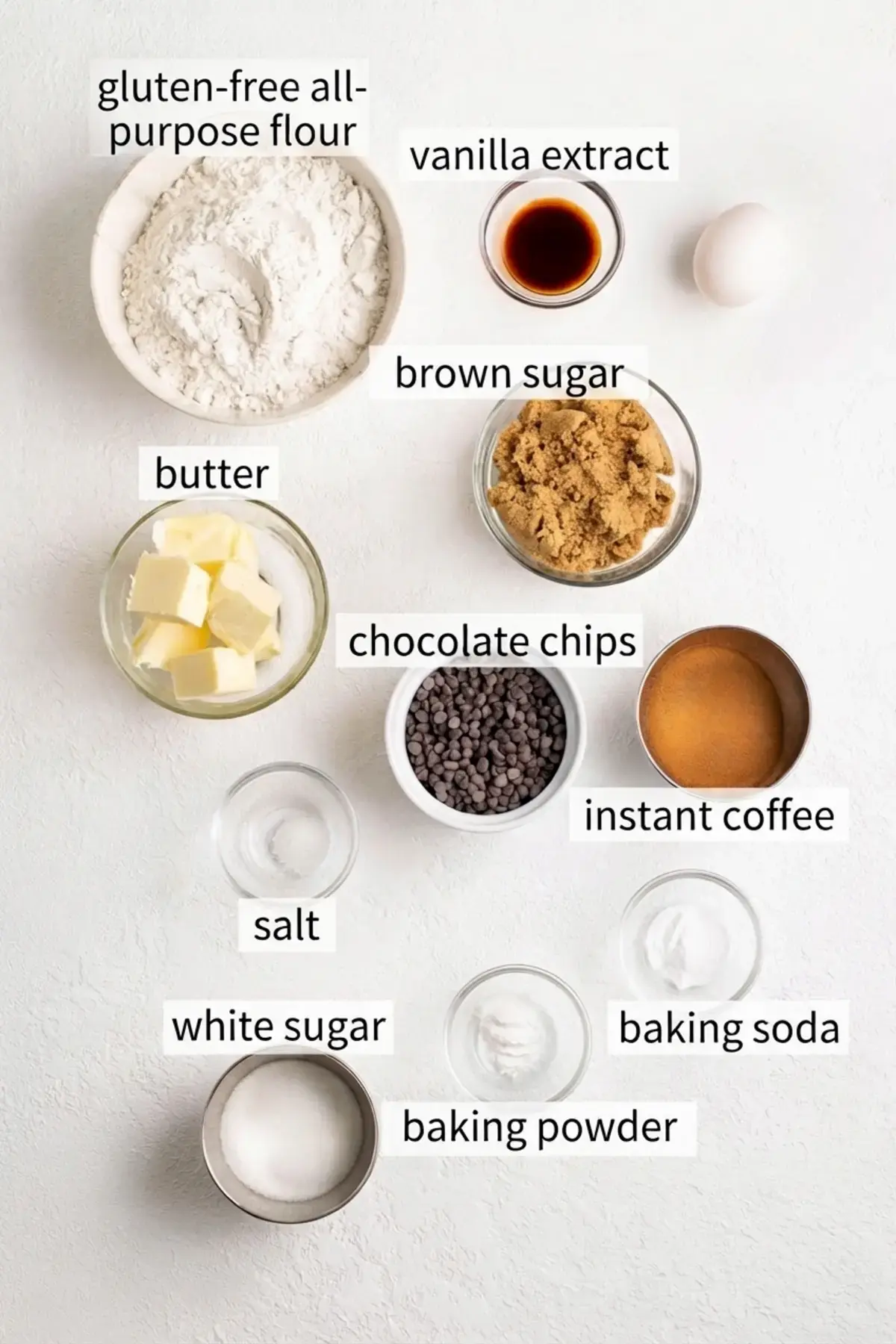 Coffee Cookies, Ingredients